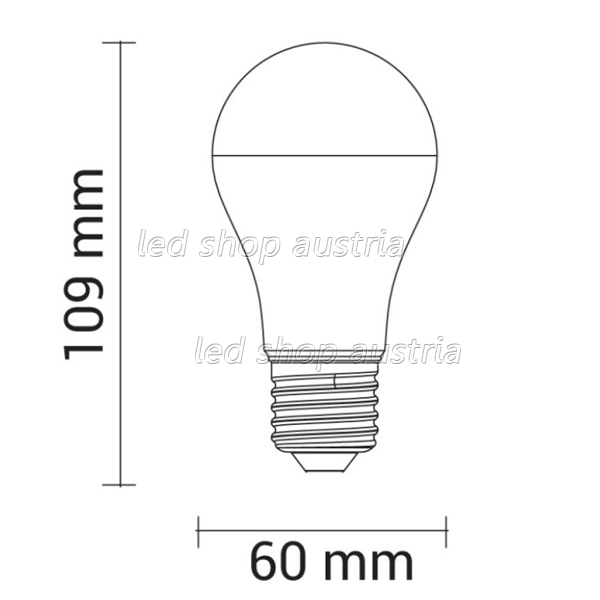 E27 A60 LED Birne 820 Lumen 10W neutralweiß