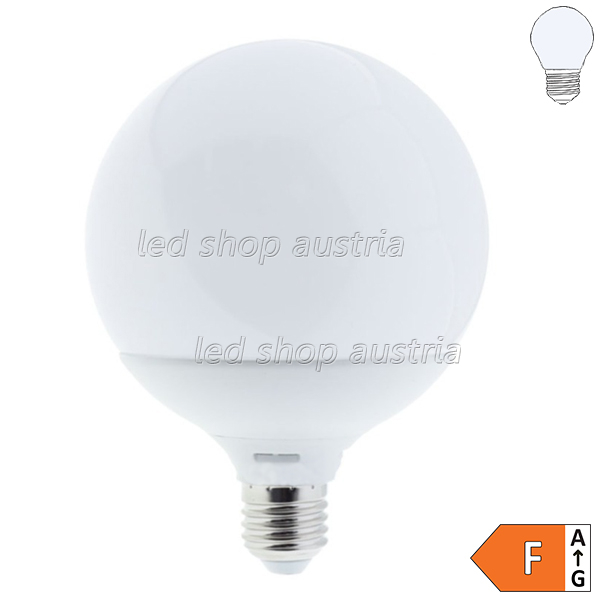 E27 G120 LED Globe Birne 15W kaltweiß - zum Schließen ins Bild klicken