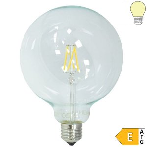 E27 G125 LED Globe Glühfaden Birne 6,5W warmweiß