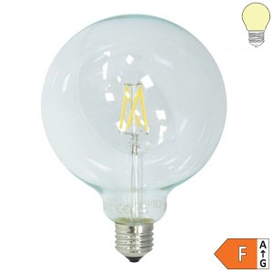 E27 G125 LED Globe Glühfaden Birne 4W warmweiß