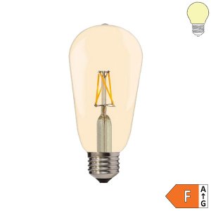 E27 LED ST64 Glühfadenbirne Vintage 400 Lumen 4W warmweiß