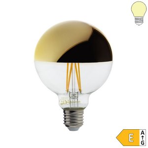 E27 LED G95 Spiegelkopfbirne 800 Lumen 7W gold warmweiß