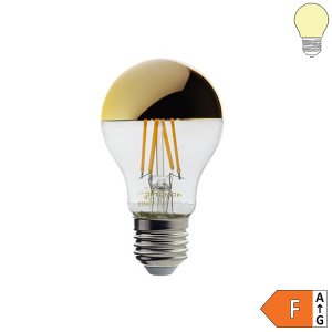 E27 LED A60 Spiegelkopfbirne 400 Lumen 4W gold warmweiß