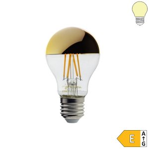 E27 LED A60 Spiegelkopfbirne 800 Lumen 7W gold warmweiß