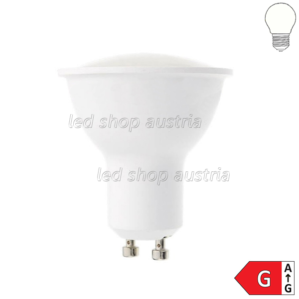 GU10 LED SMD Spot 4,5W 320 Lumen 110° neutralweiß