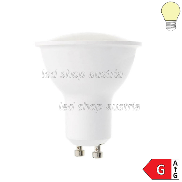 (Bild für) GU10 LED SMD Spot 4,5W 320 Lumen 110° warmweiß