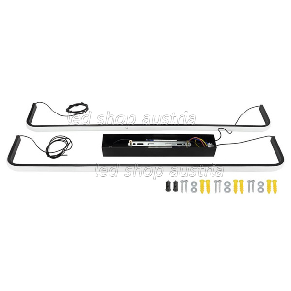 25W LED Pendelleuchte warmweiß schwarz 80cm 2-fach