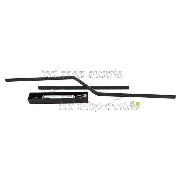 13W LED Pendelleuchte warmweiß schwarz 105cm