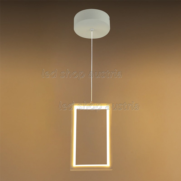 4W LED Pendelleuchte weiß warmweiß