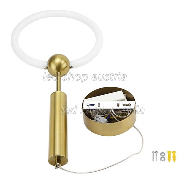 11W LED Pendelleuchte Messing Warmweiß