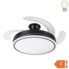 36W LED Deckenventilator schwarz CCT
