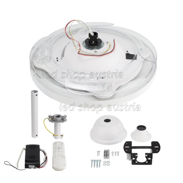 36W LED Deckenventilator slim weiß CCT