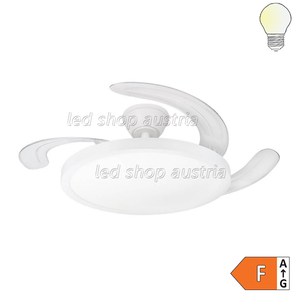 36W LED Deckenventilator slim weiß CCT