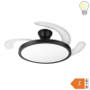 36W LED Deckenventilator slim schwarz CCT