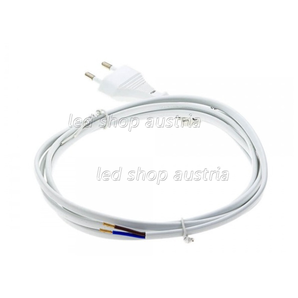(Bild für) Flachleitung EURO-Stecker weiß 2m