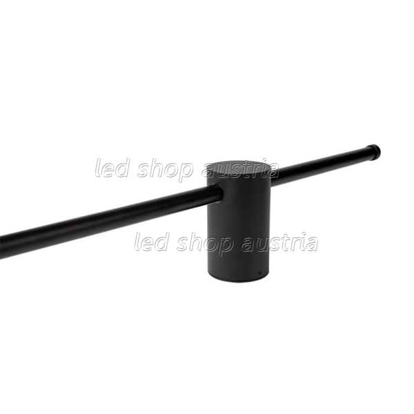 16W LED Wandleuchte stabförmig schwarz neutralweiß
