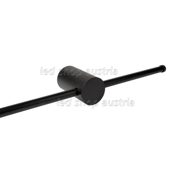 16W LED Wandleuchte stabförmig schwarz neutralweiß
