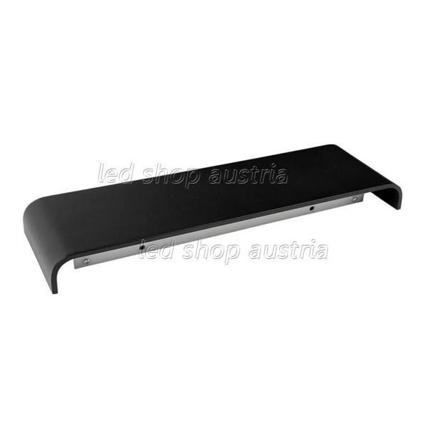 12W LED Wandleuchte Up-Down schwarz warmweiß