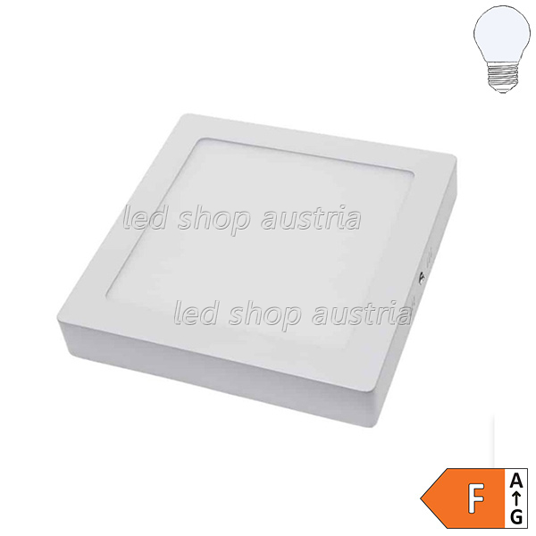 18W LED Aufbaupanel quadratisch kaltweiß