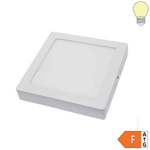 18W LED Aufbaupanel quadratisch warmweiß