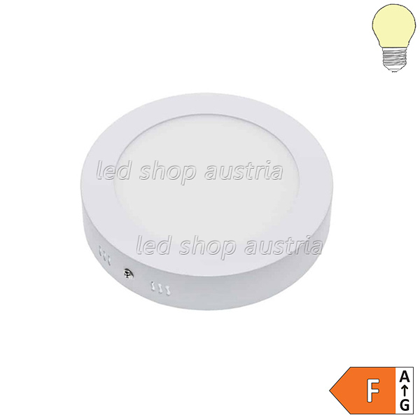 (Bild für) 12W LED Aufbaupanel rund warmweiß