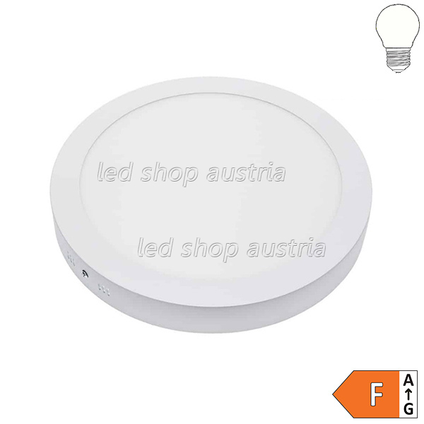 24W LED Aufbaupanel rund neutralweiß