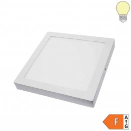 24W LED Aufbaupanel quadratisch warmweiß