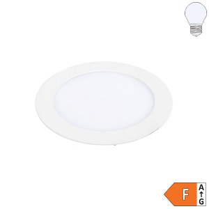 18W LED Mini Einbau- Panel rund inkl. Trafo kaltweiß