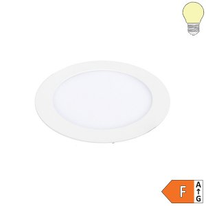 18W LED Mini Einbau- Panel rund inkl. Trafo warmweiß