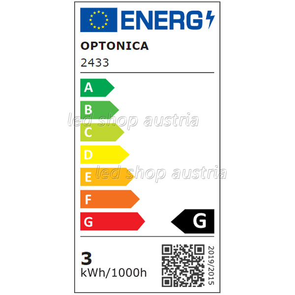 3W LED Mini Einbau- Panel rund inkl. Trafo warmweiß