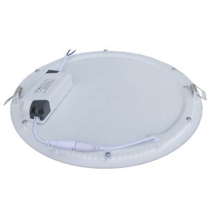 24W LED Einbau- Panel rund inkl. Trafo kaltweiß