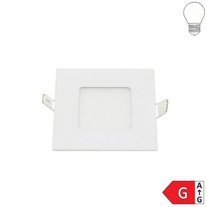 3W LED Mini Einbau- Panel quadratisch inkl. Trafo neutralweiß