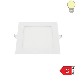 12W LED Einbau- Panel quadratisch inkl. Trafo warmweiß