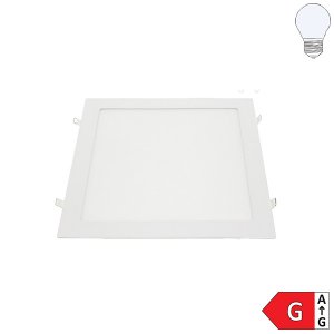 24W LED Einbau- Panel quadratisch inkl. Trafo kaltweiß