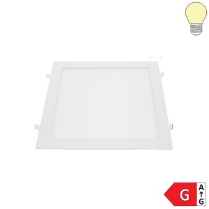 24W LED Einbau- Panel quadratisch inkl. Trafo warmweiß