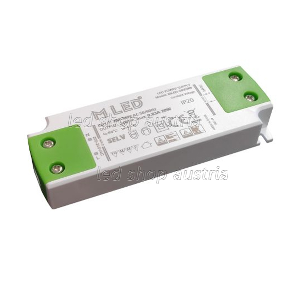 LED Trafo SLIM Premium - 24V DC 20W