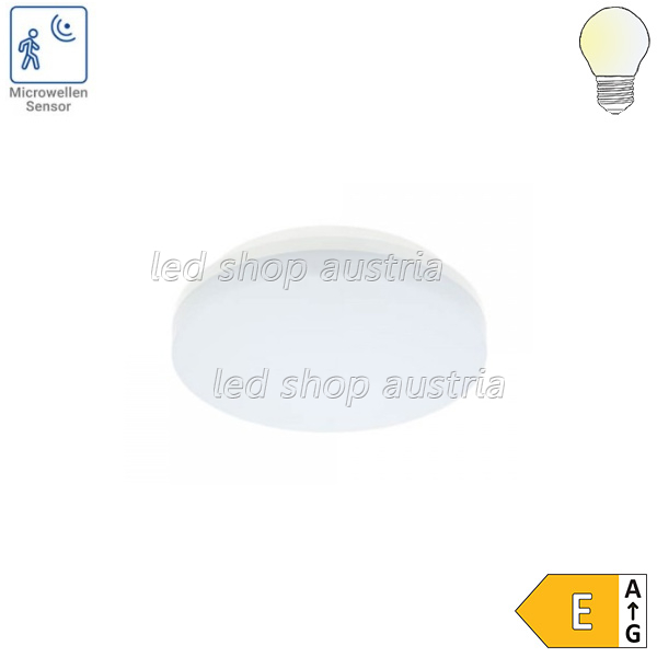 LED Aufbauleuchte 18W rund mit Bewegungsmelder IP54 CCT