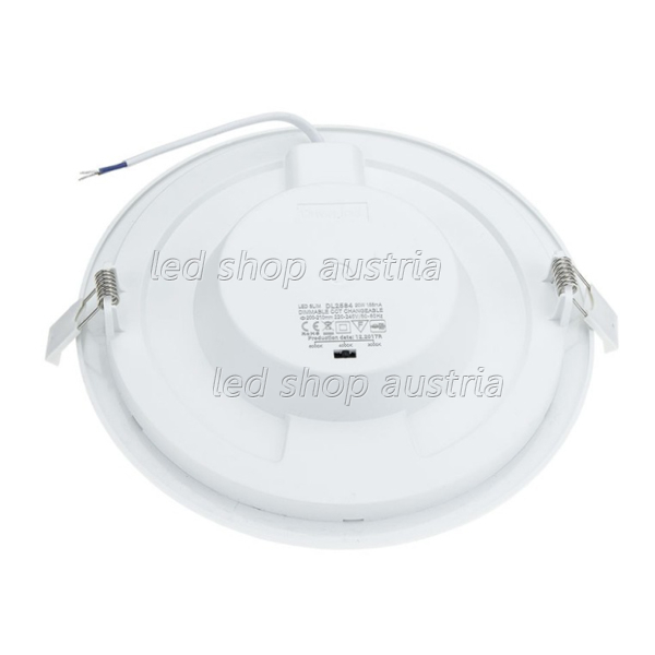 18W LED Einbauleuchte Slim Rund CCT Farbwechsel Dimmbar IP44