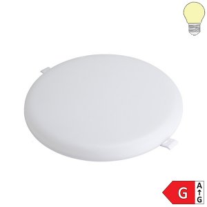 36W LED Frameless Mini Einbaupanel rund inkl. Trafo warmweiß