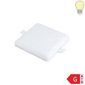 18W LED Frameless Mini Einbaupanel quadratisch inkl. Trafo warmweiß