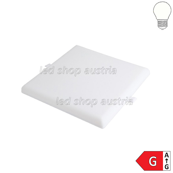 24W LED Frameless Mini Einbaupanel quadratisch inkl. Trafo neutralweiß