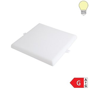 24W LED Frameless Mini Einbaupanel quadratisch inkl. Trafo warmweiß