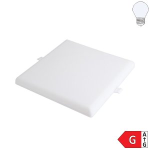 36W LED Frameless Mini Einbaupanel quadratisch inkl. Trafo kaltweiß