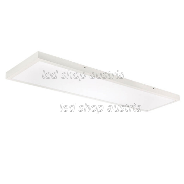 40W 120x30cm LED Aufbaupanel 4 Stück Packung kaltweiß