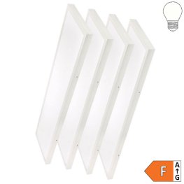 40W 120x30cm LED Aufbaupanel 4 Stück Packung neutralweiß