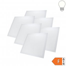 45W LED Panel HIGH CRI 620x620mm neutralweiß 6 Stk. Packung UGR19