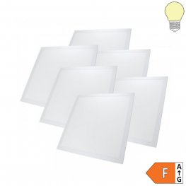 45W LED Panel HIGH CRI 620x620mm warmweiß 6 Stk. Packung UGR19