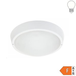 LED Aufbau Leuchte Kunststoff 13W Rund mit Mikrowellensensor neutralweiß IP65