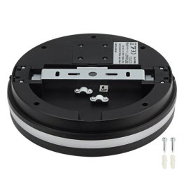 20W LED Deckenleuchte mit Bewegungsmelder schwarz für Außenbereich CCT IP65