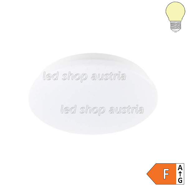 12W LED Deckenleuchte kristall warmweiß
